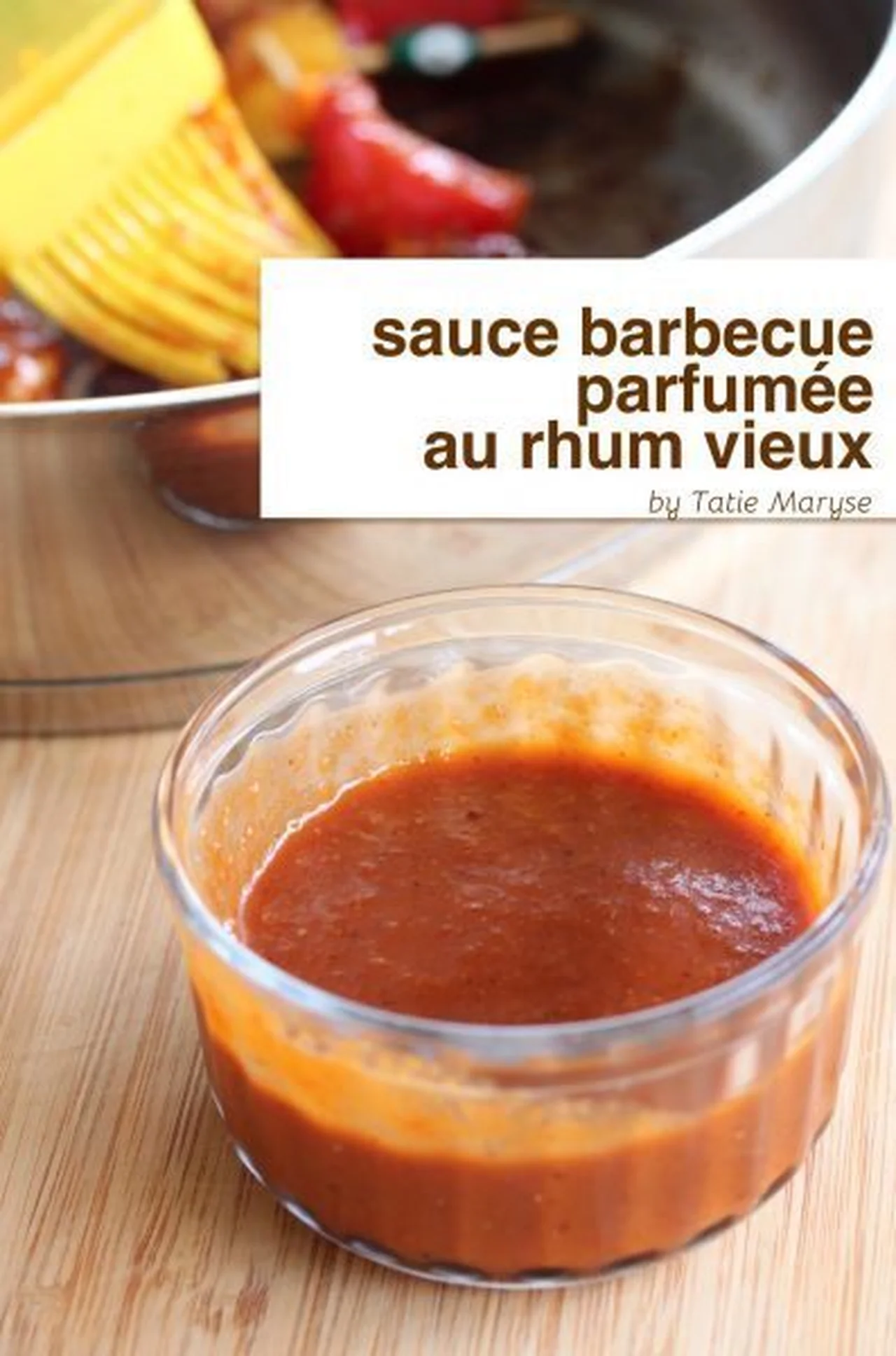 Sauce barbecue saveur rhum vieux