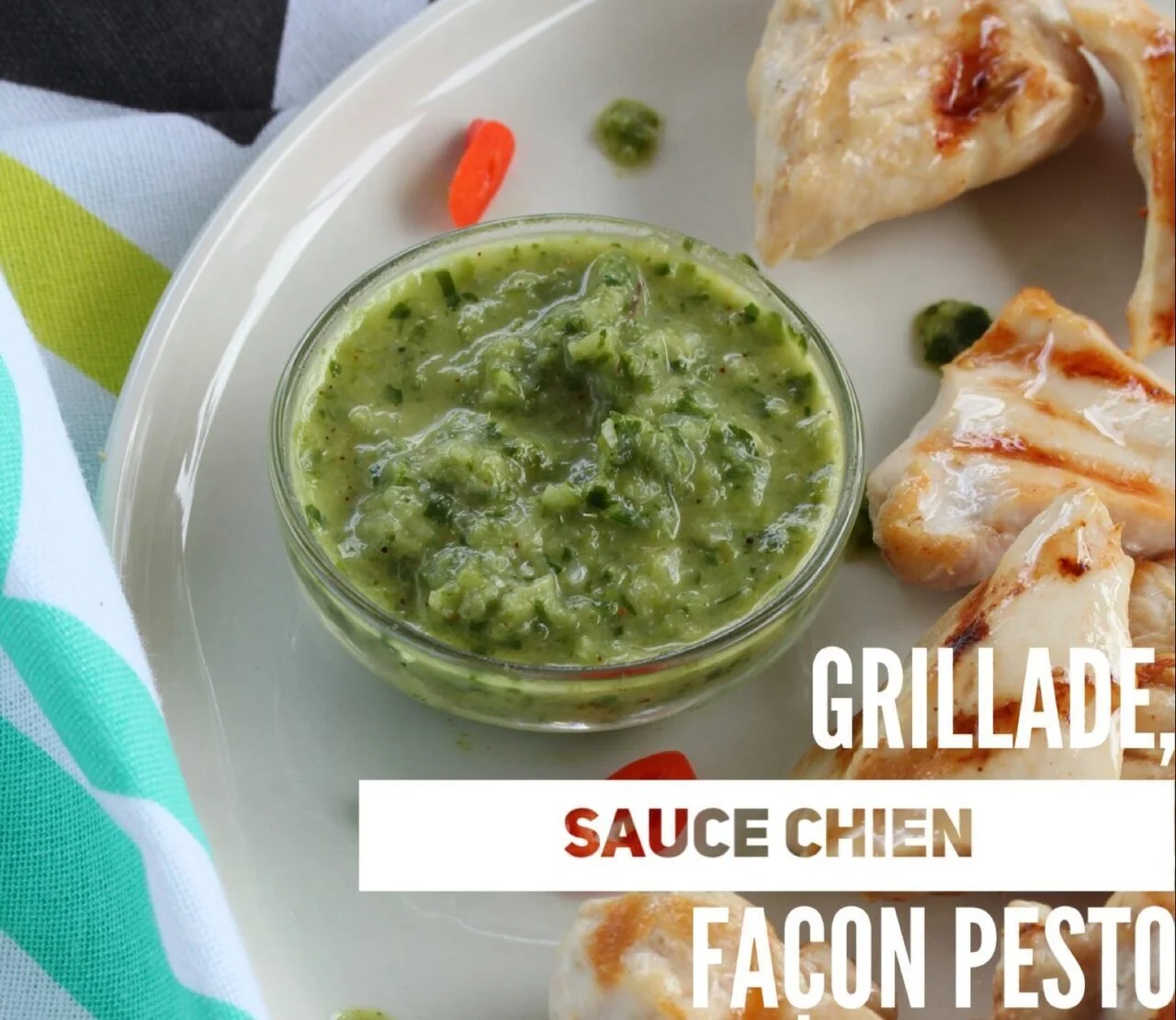 Sauce chien façon pesto