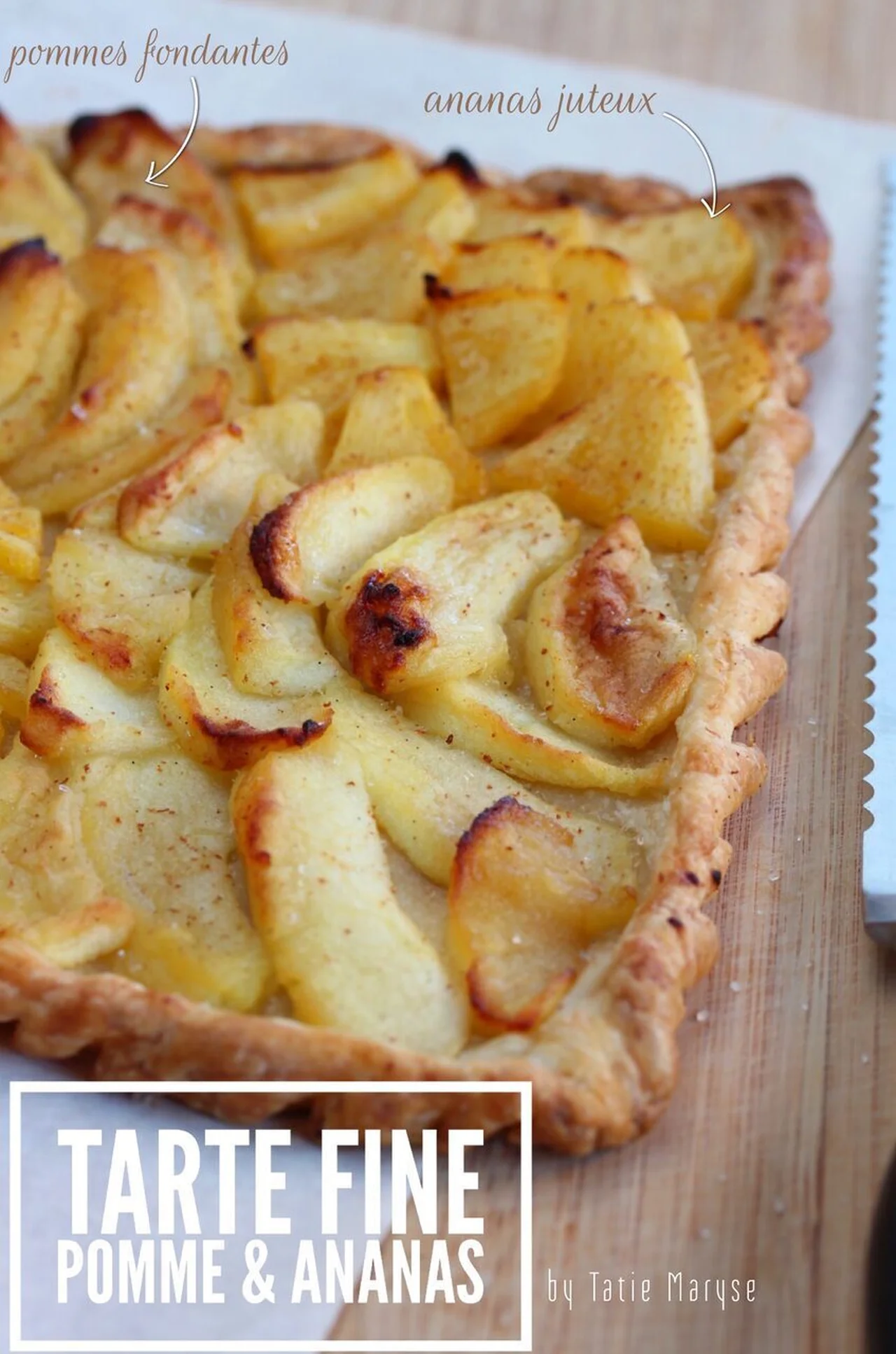 Tarte fine pommes ananas