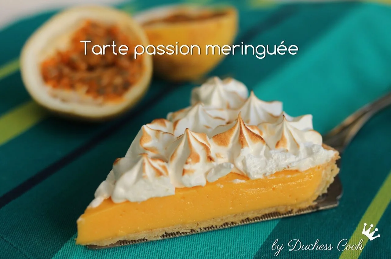 Tarte passion meringuée