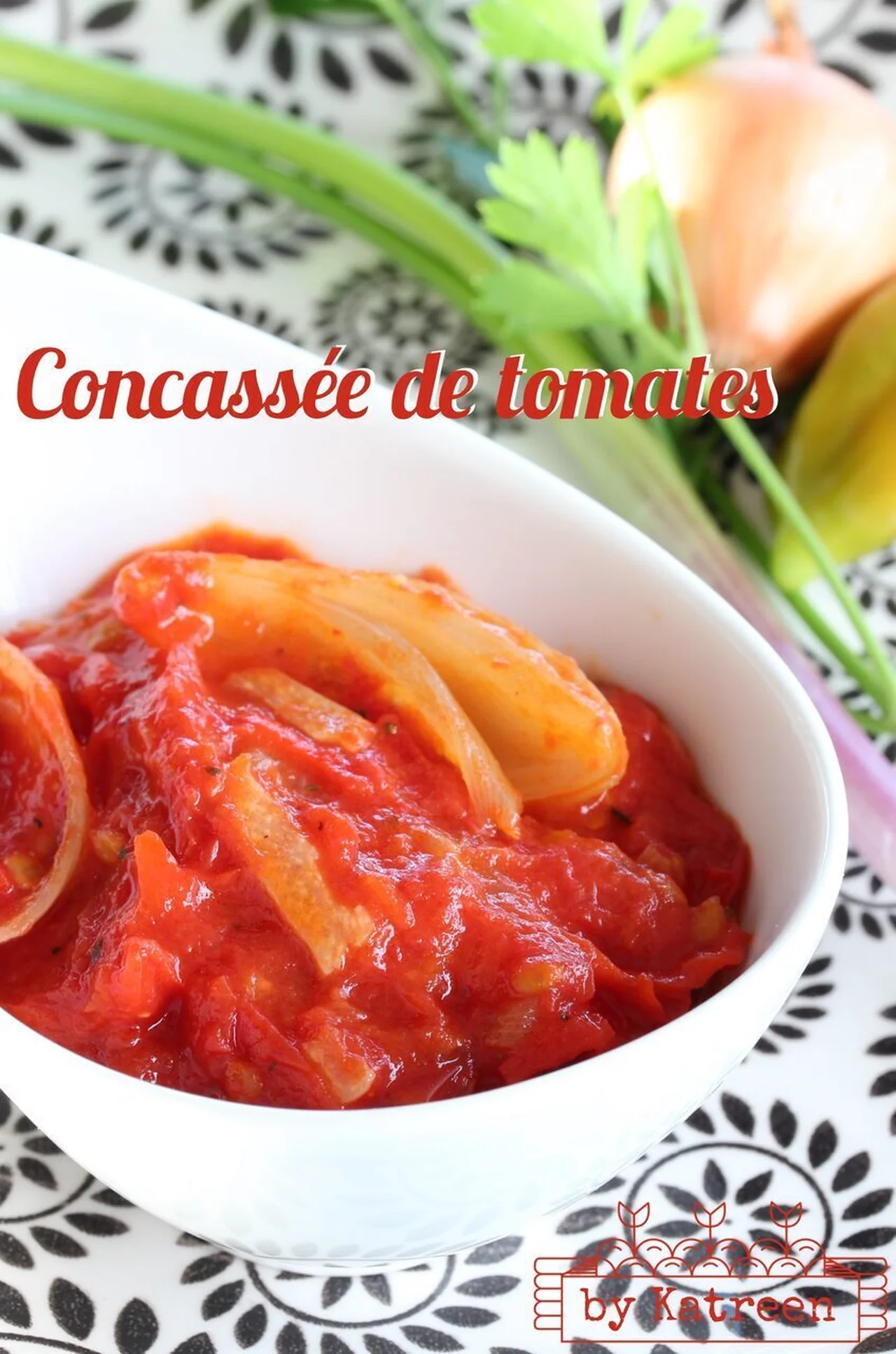Tomates concassées aux aromates