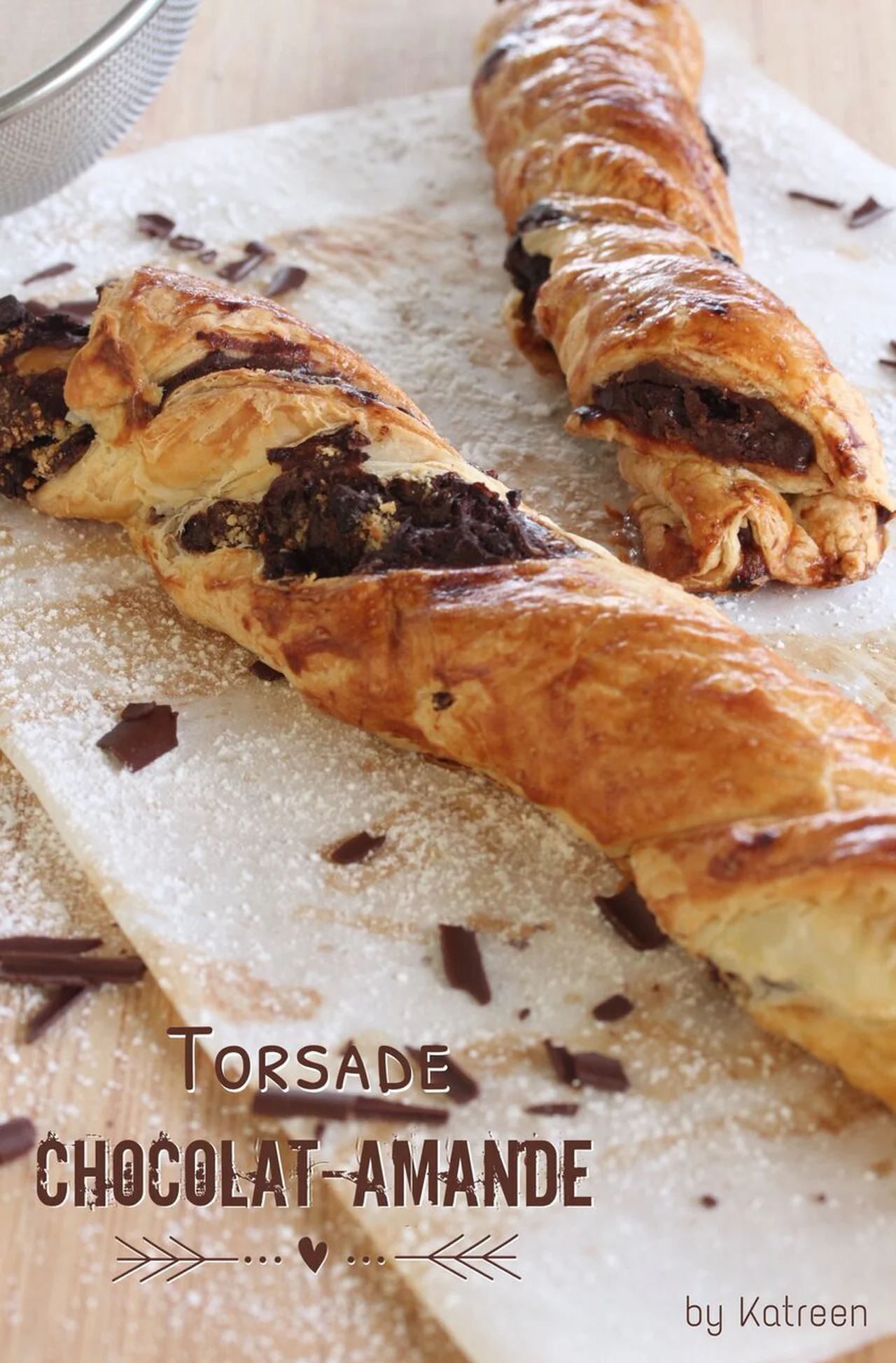 Torsades chocolat amande façon sacristain
