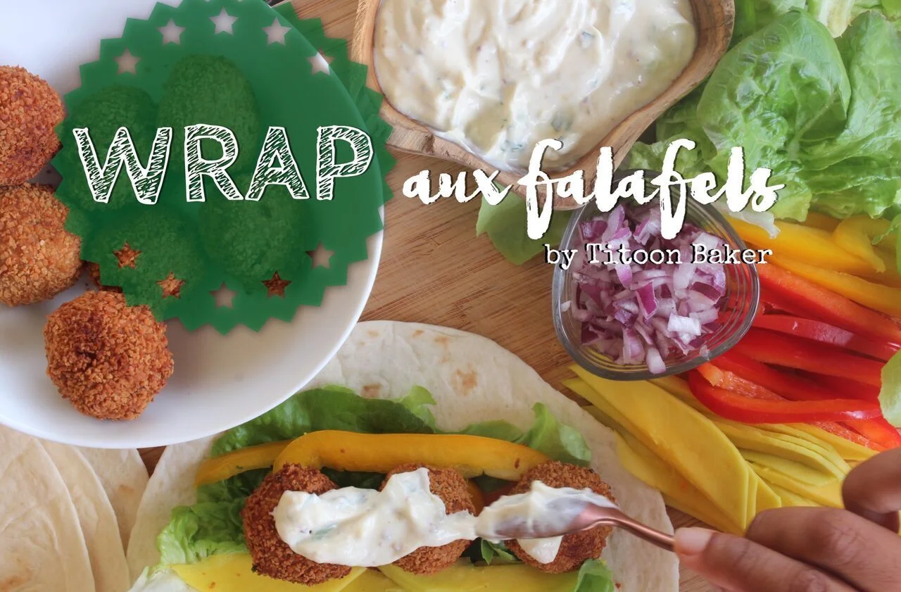Wrap aux falafels au colombo