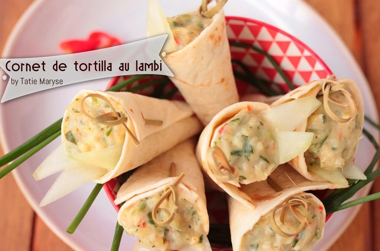 Cornet de crêpe au lambi