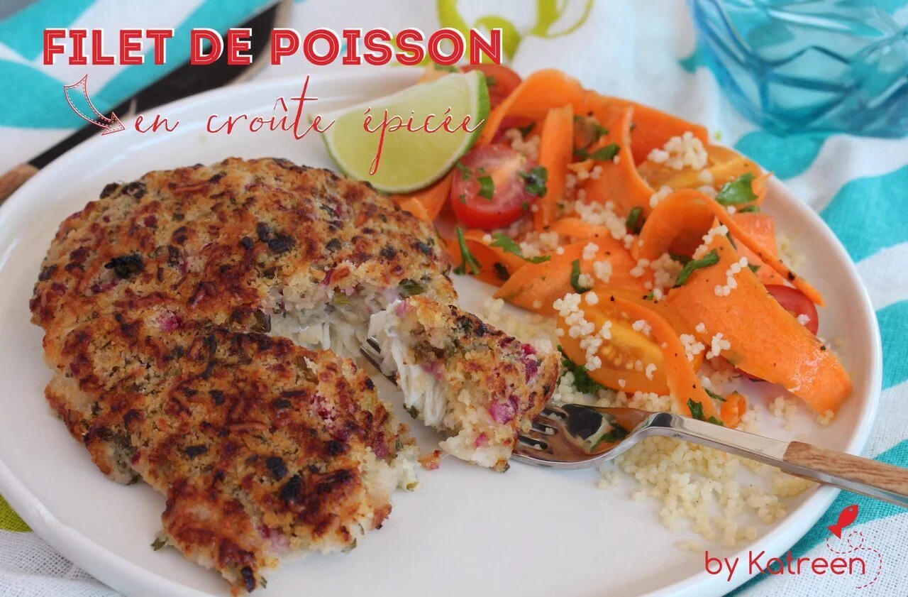 Filets de poisson en croûte d'aromates
