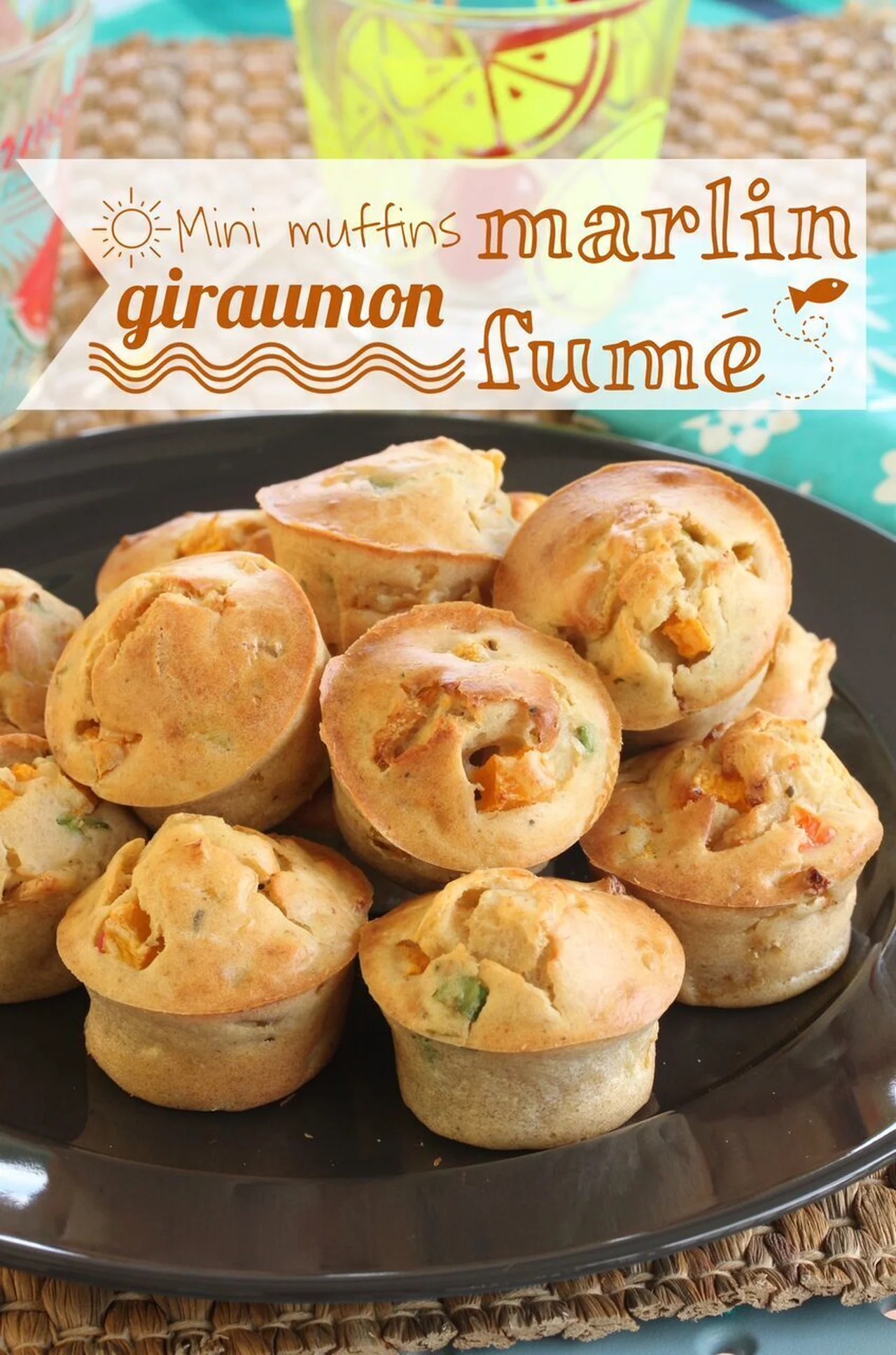 Muffins au marlin fumé et au giraumon