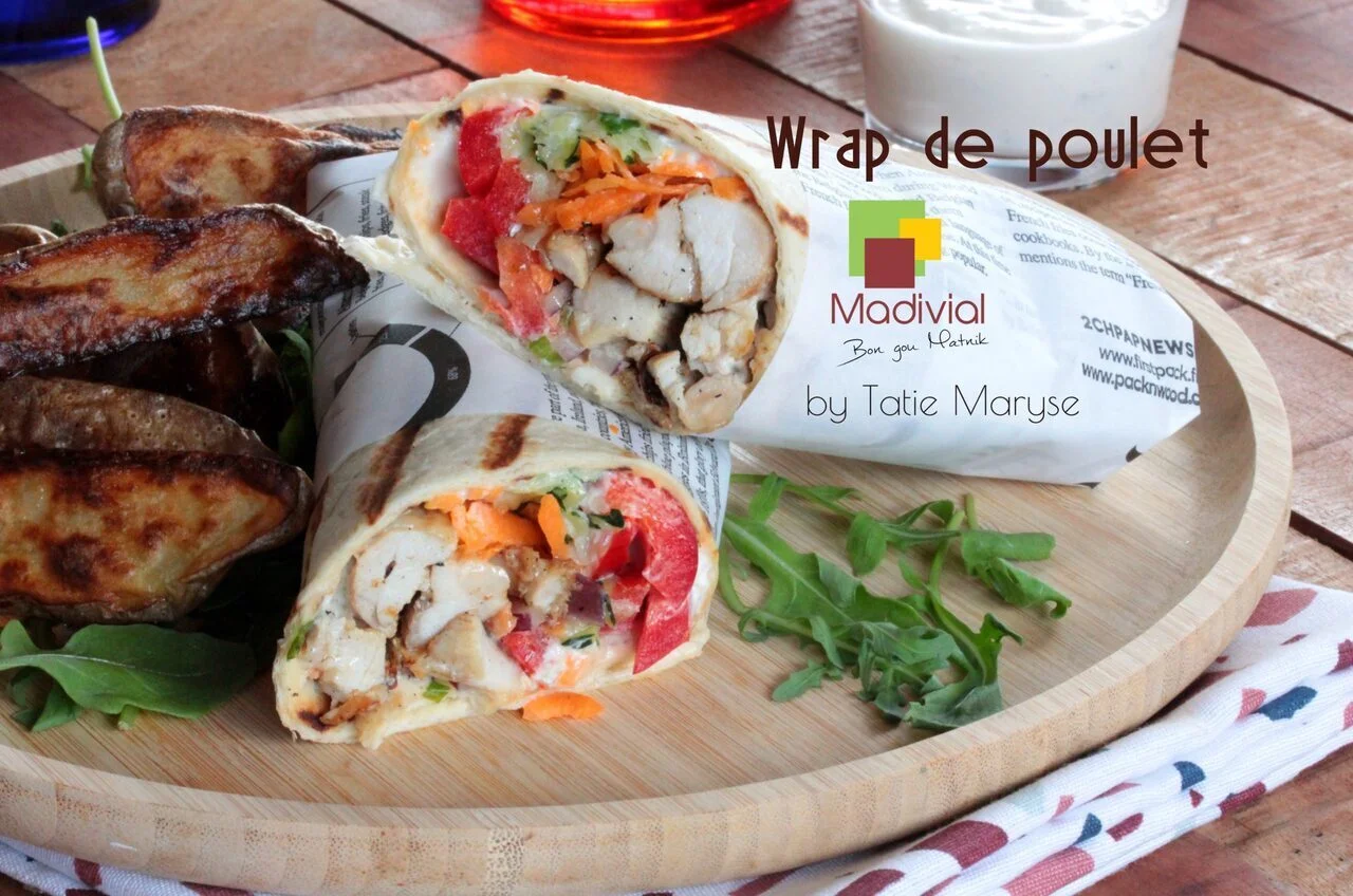 Wrap au poulet grillé
