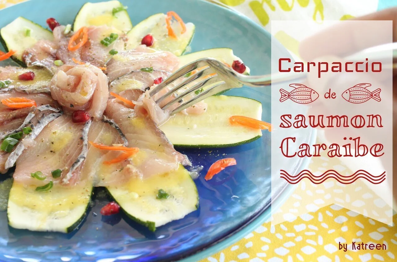 Carpaccio de saumon Caraïbe