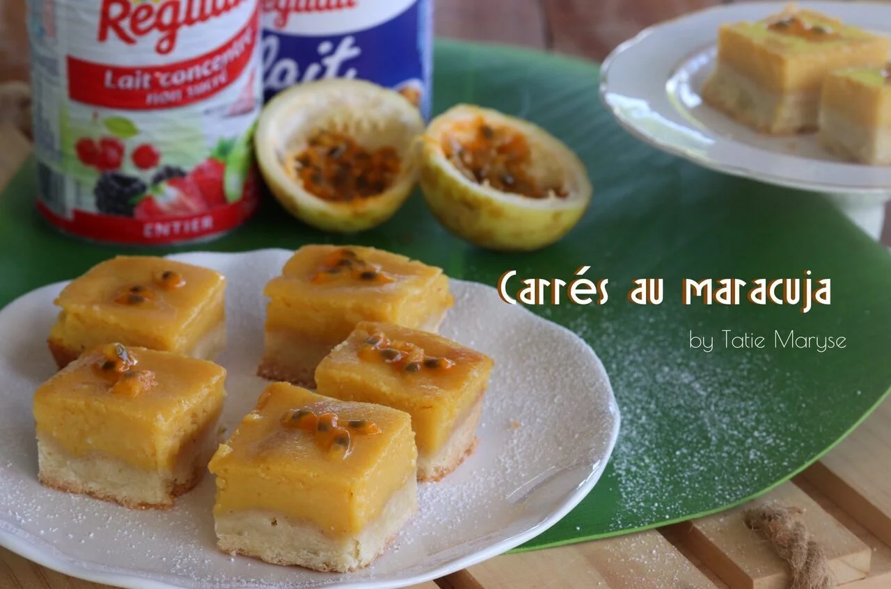 Carrés au maracudja