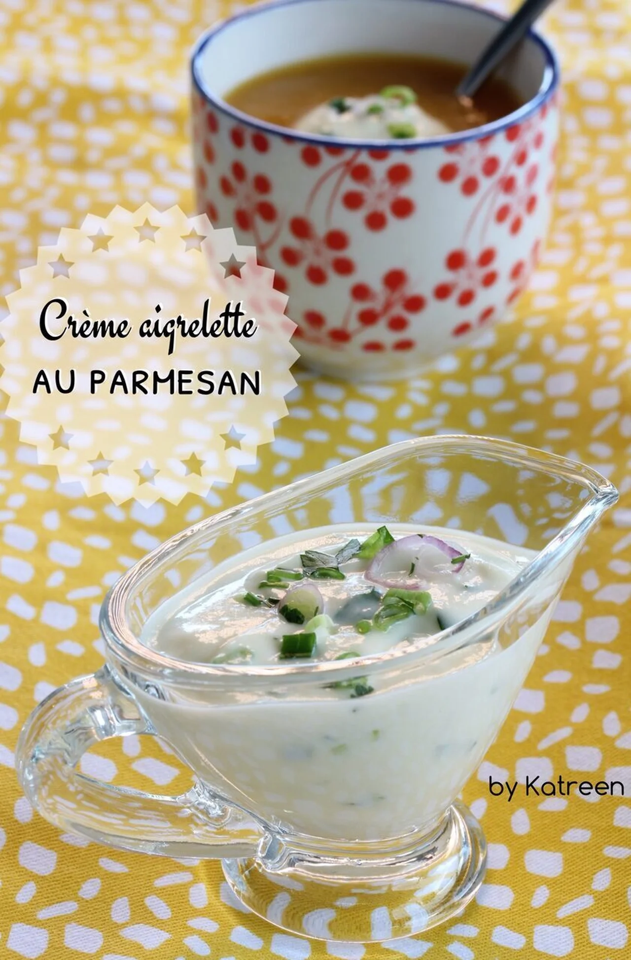 Crème au parmesan aigrelette