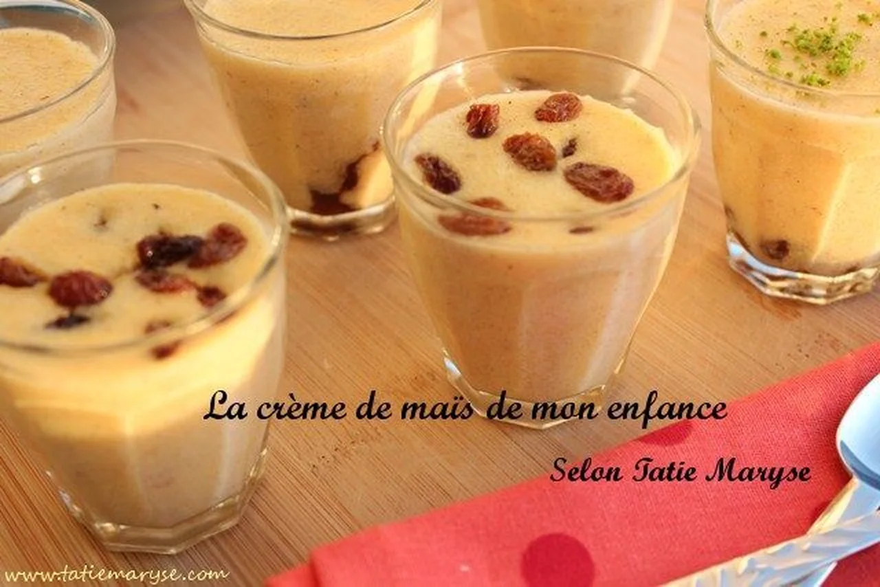 Crème de maïs antillaise