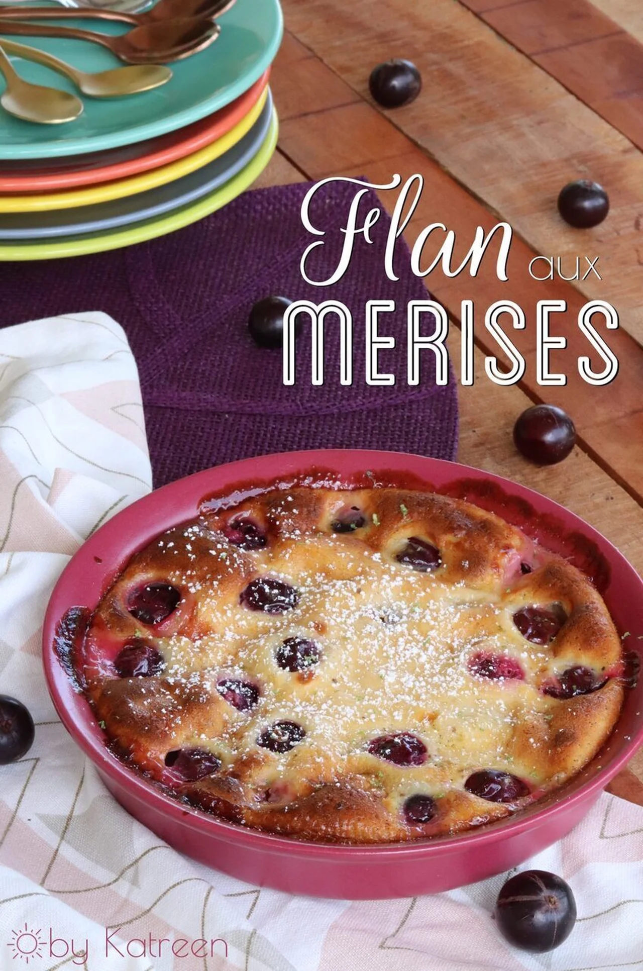 Flan aux merises antillais