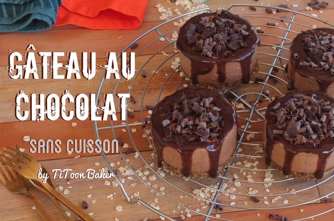 Gâteau au chocolat sans cuisson