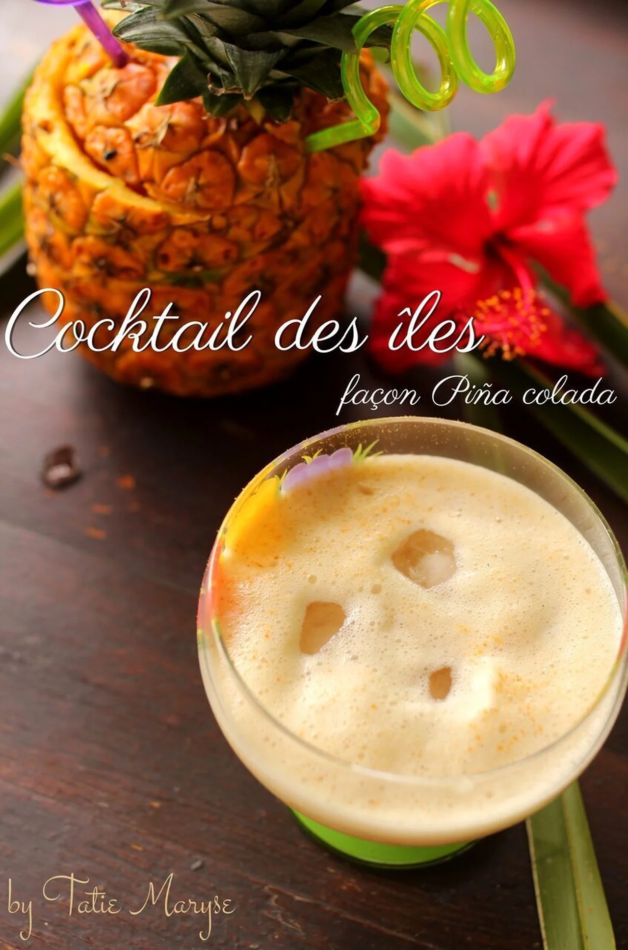 Cocktail des îles façon pinacolada
