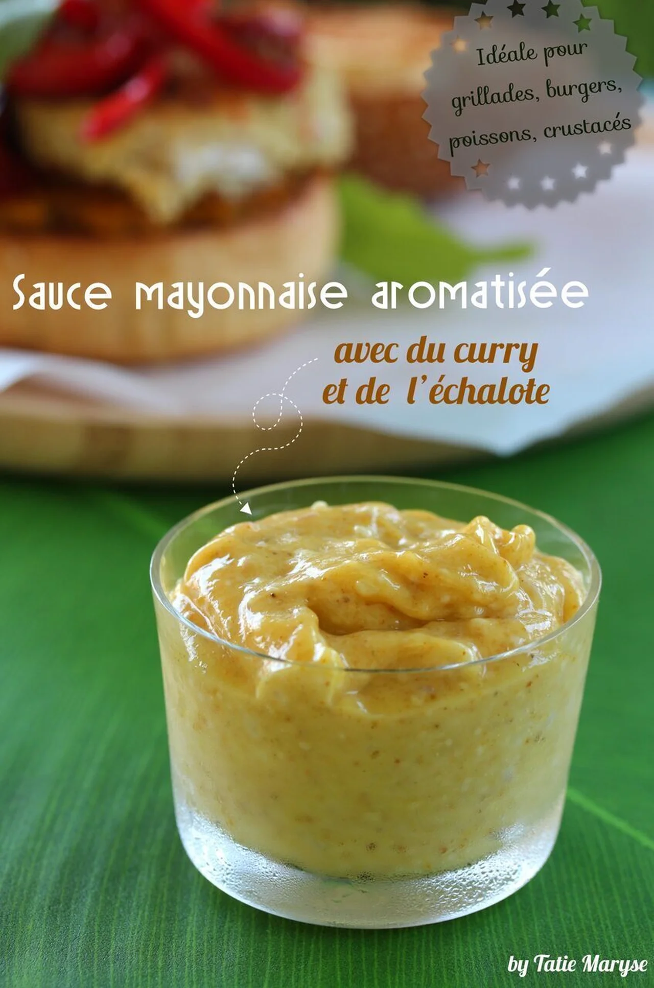 Sauce mayonnaise curry échalote