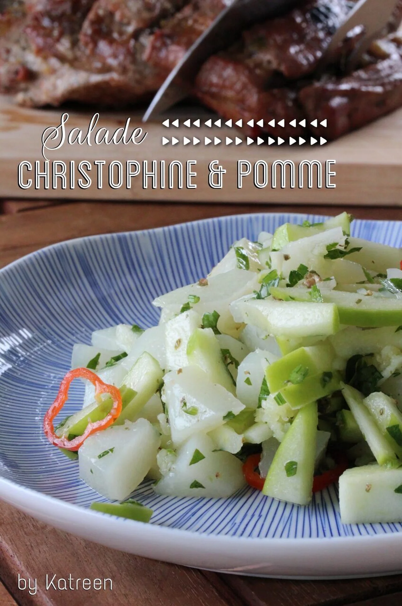 Salade de christophine à la pomme