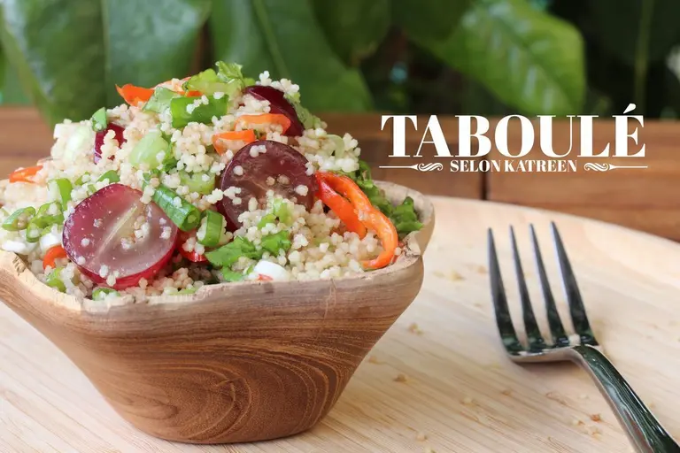 Taboulé créole aux raisins