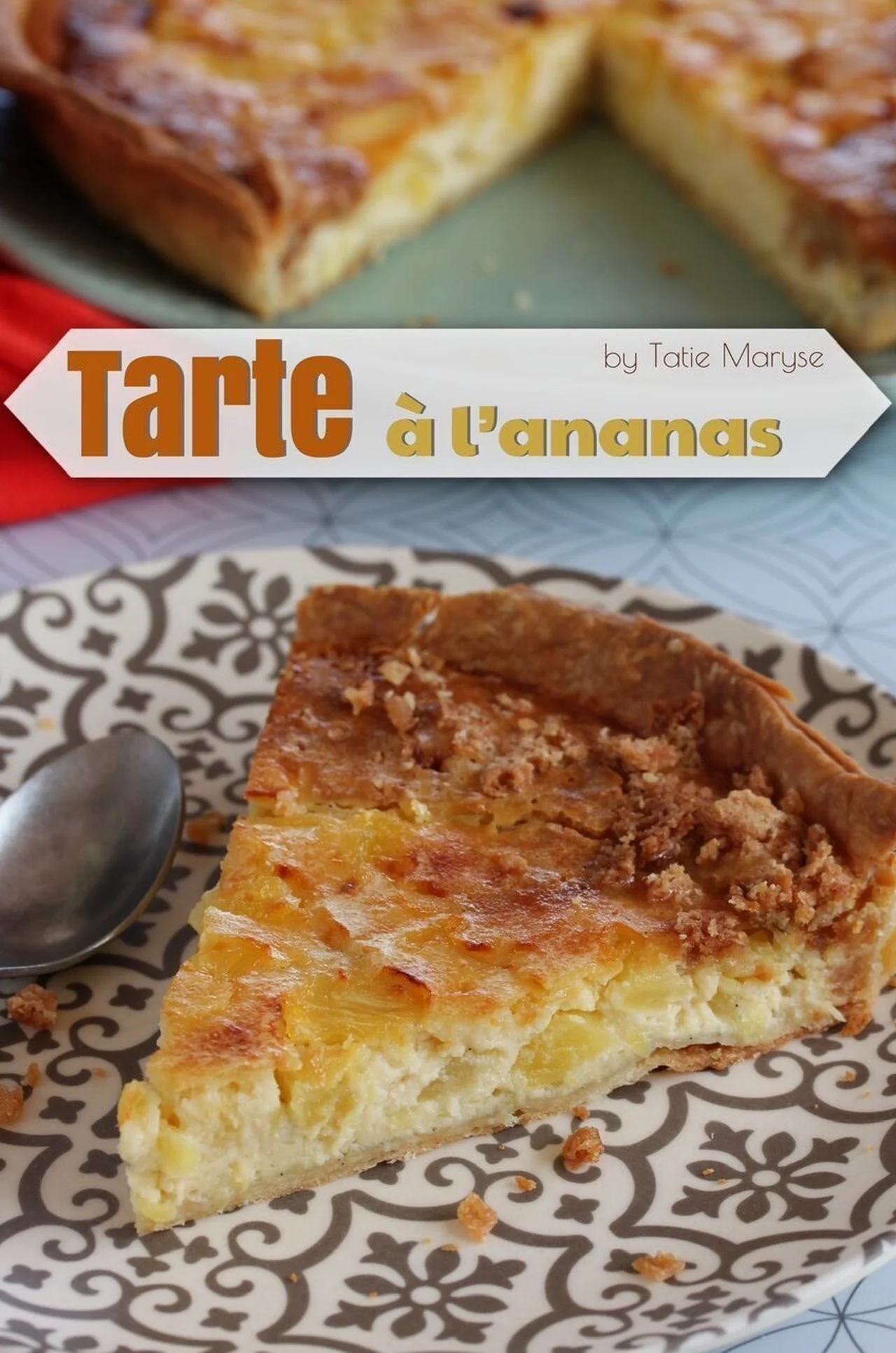 Tarte ananas et coco