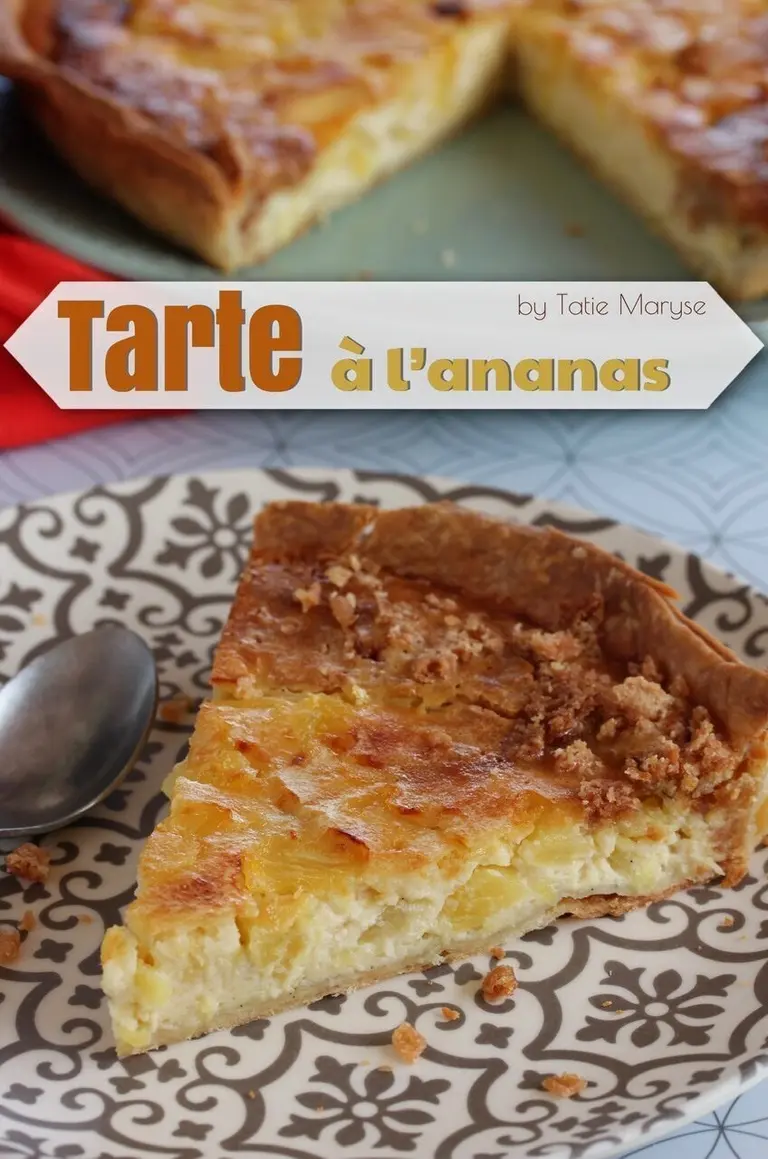 Tarte ananas et coco