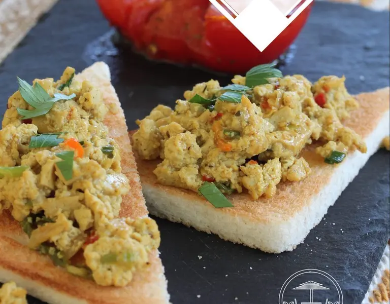 Tofu brouillé comme des oeufs
