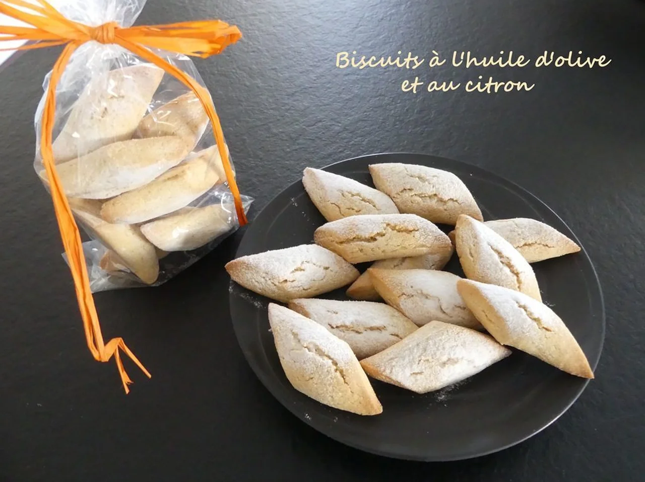 Biscuits à l'huile d'olive et au citron