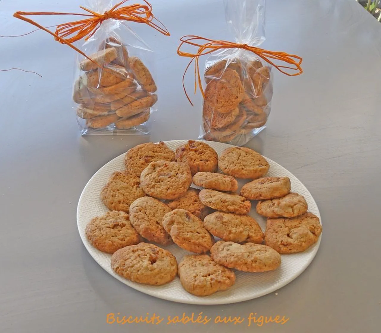 Biscuits sablés aux figues