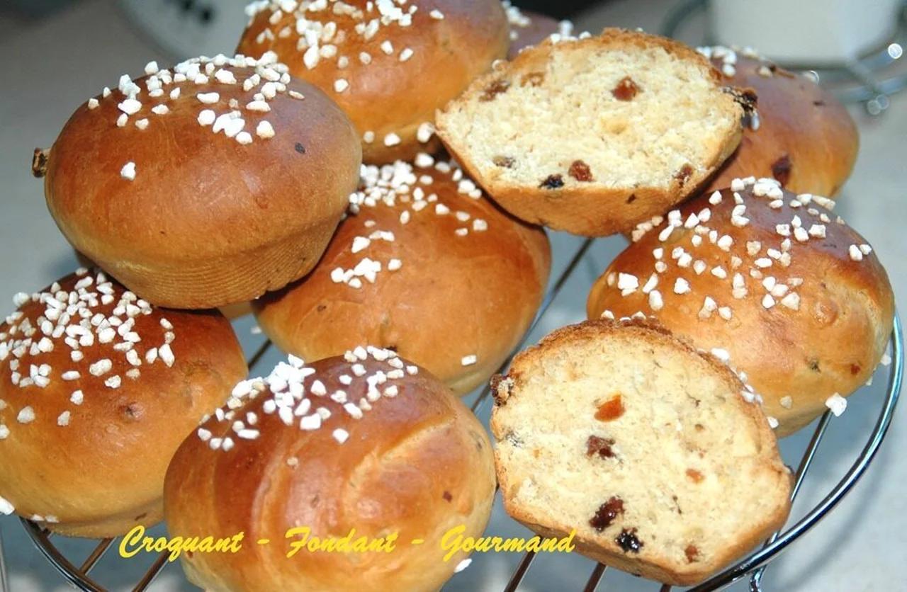Briochettes abricots-raisin
