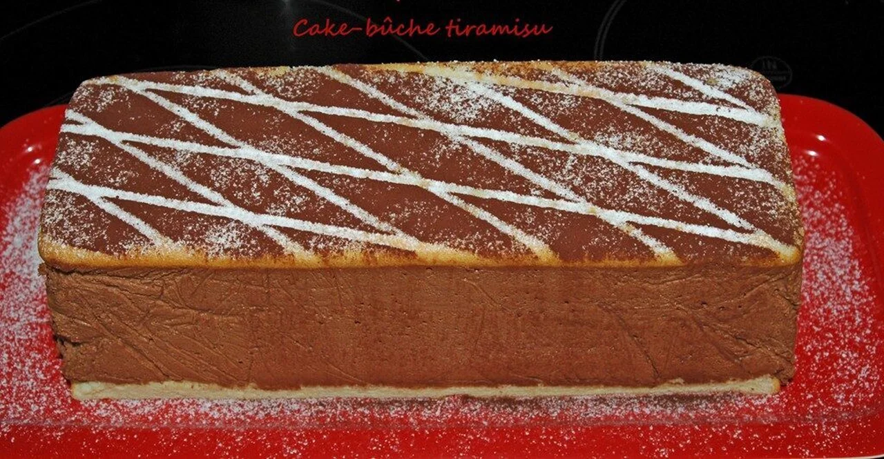 Cake ou bûche tiramisu