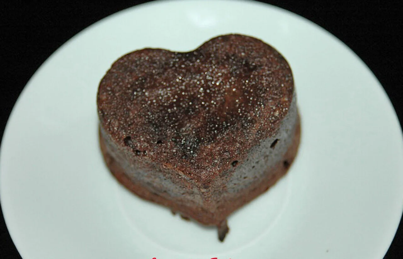 Cœurs moelleux au chocolat