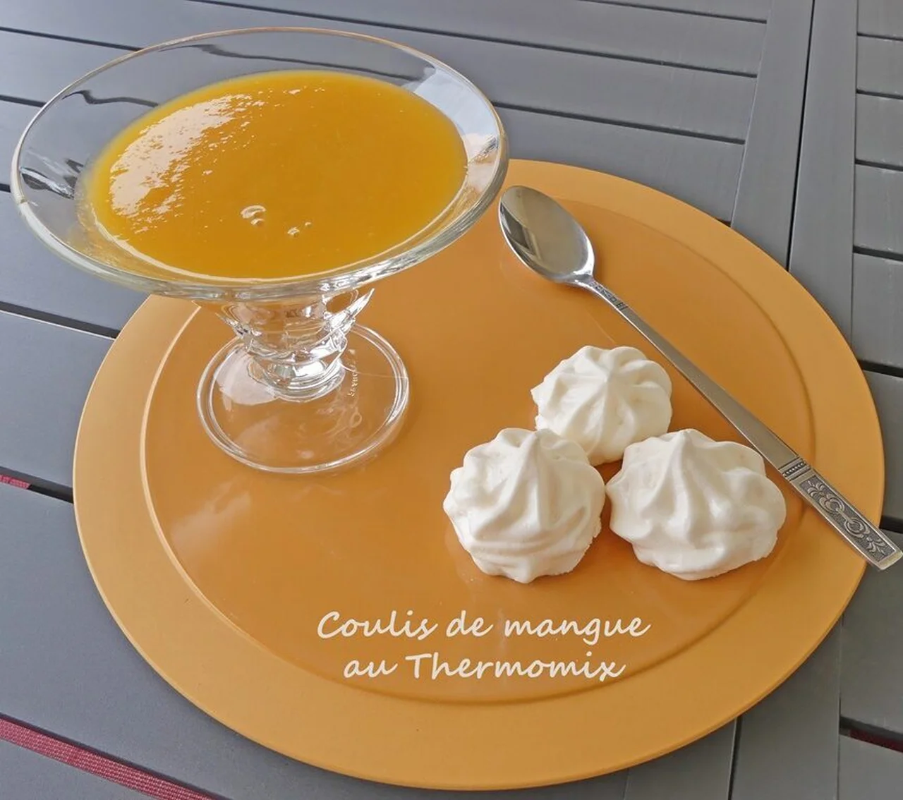Coulis de mangue au Thermomix
