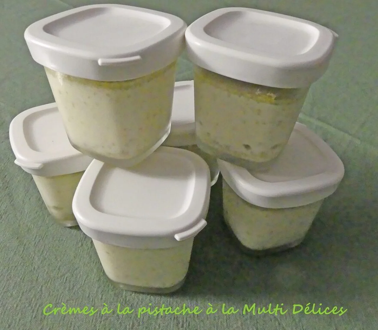 Crèmes à la pistache à la Multi Délices