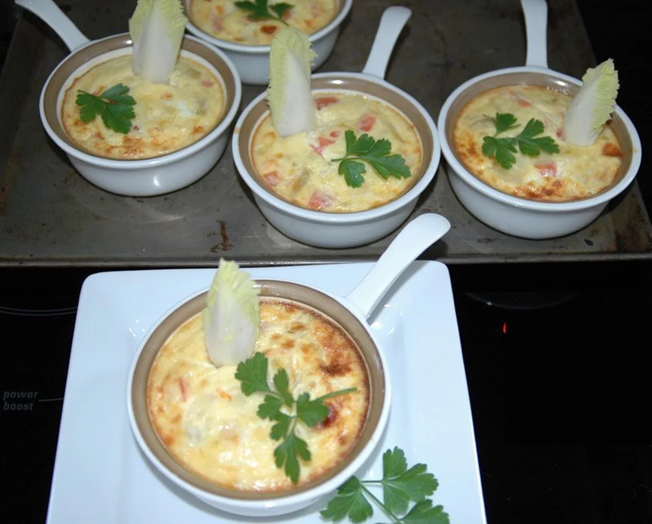 Flans aux endives