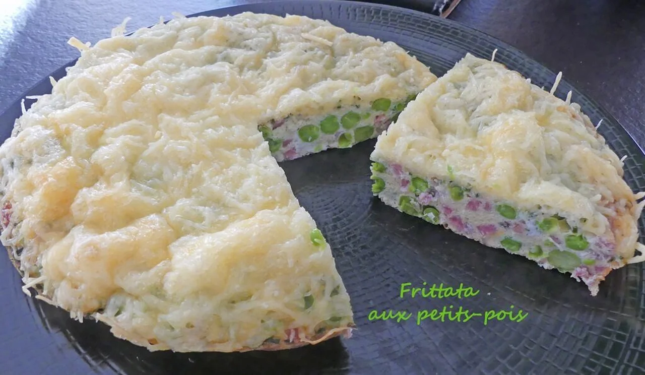 Frittata aux petits pois