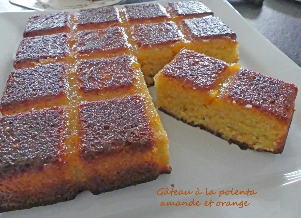Gâteau à la polenta amande et orange