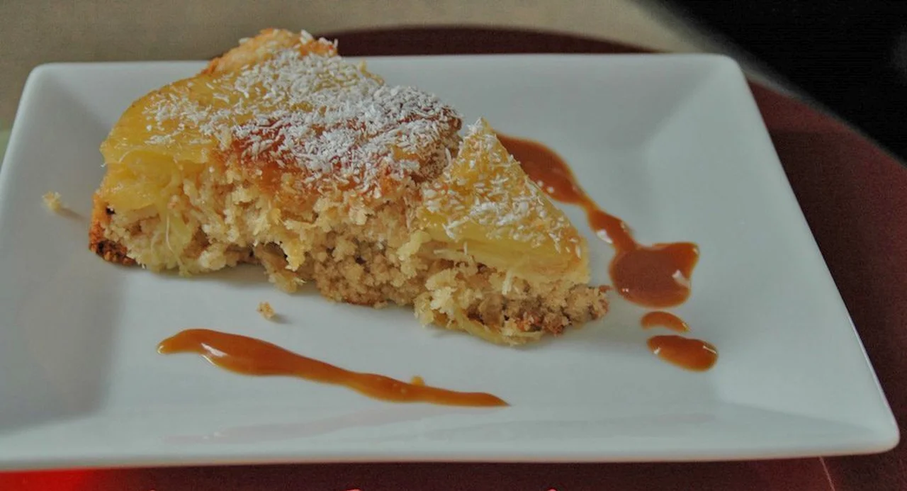 Gâteau ananas coco