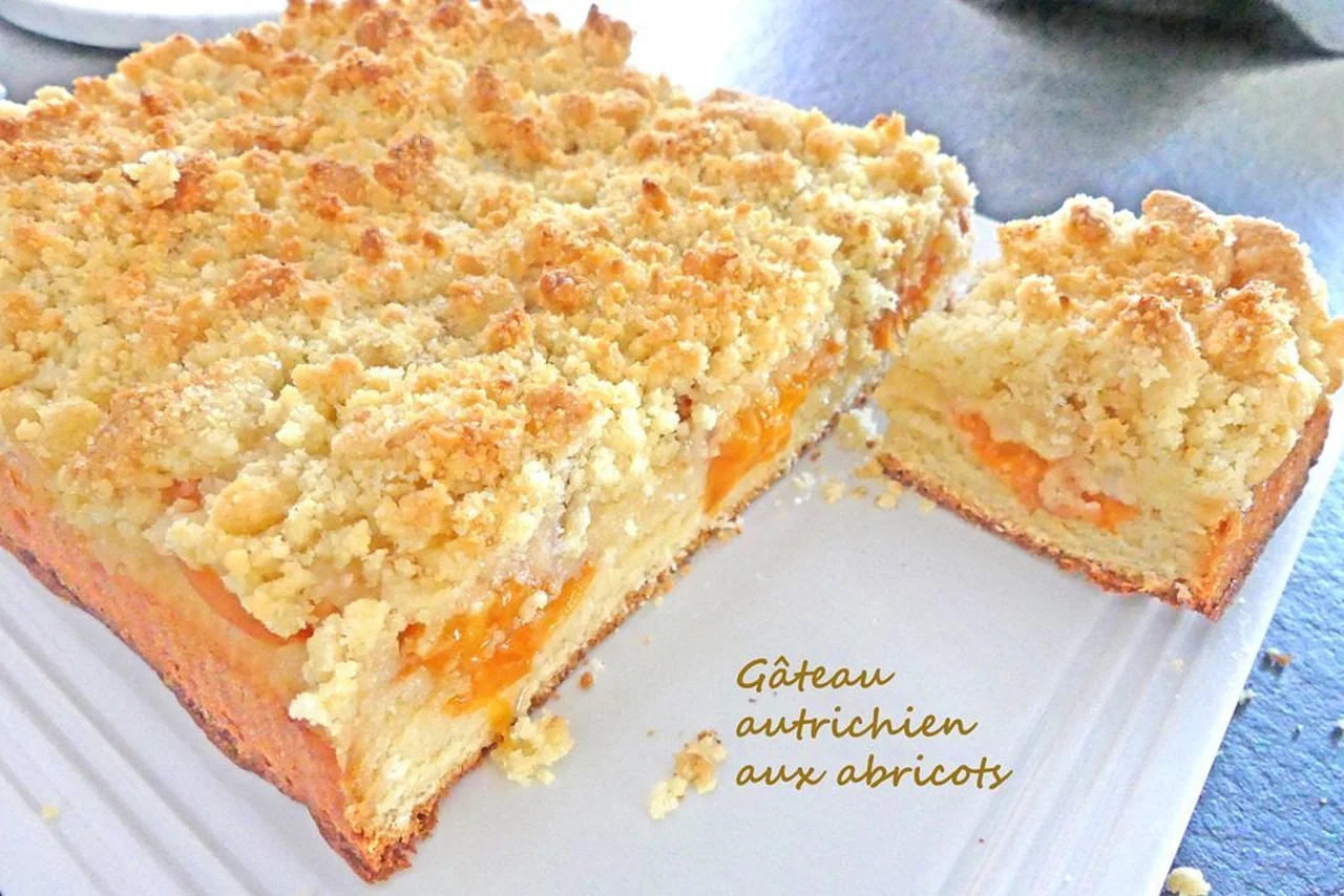 Gâteau autrichien aux abricots