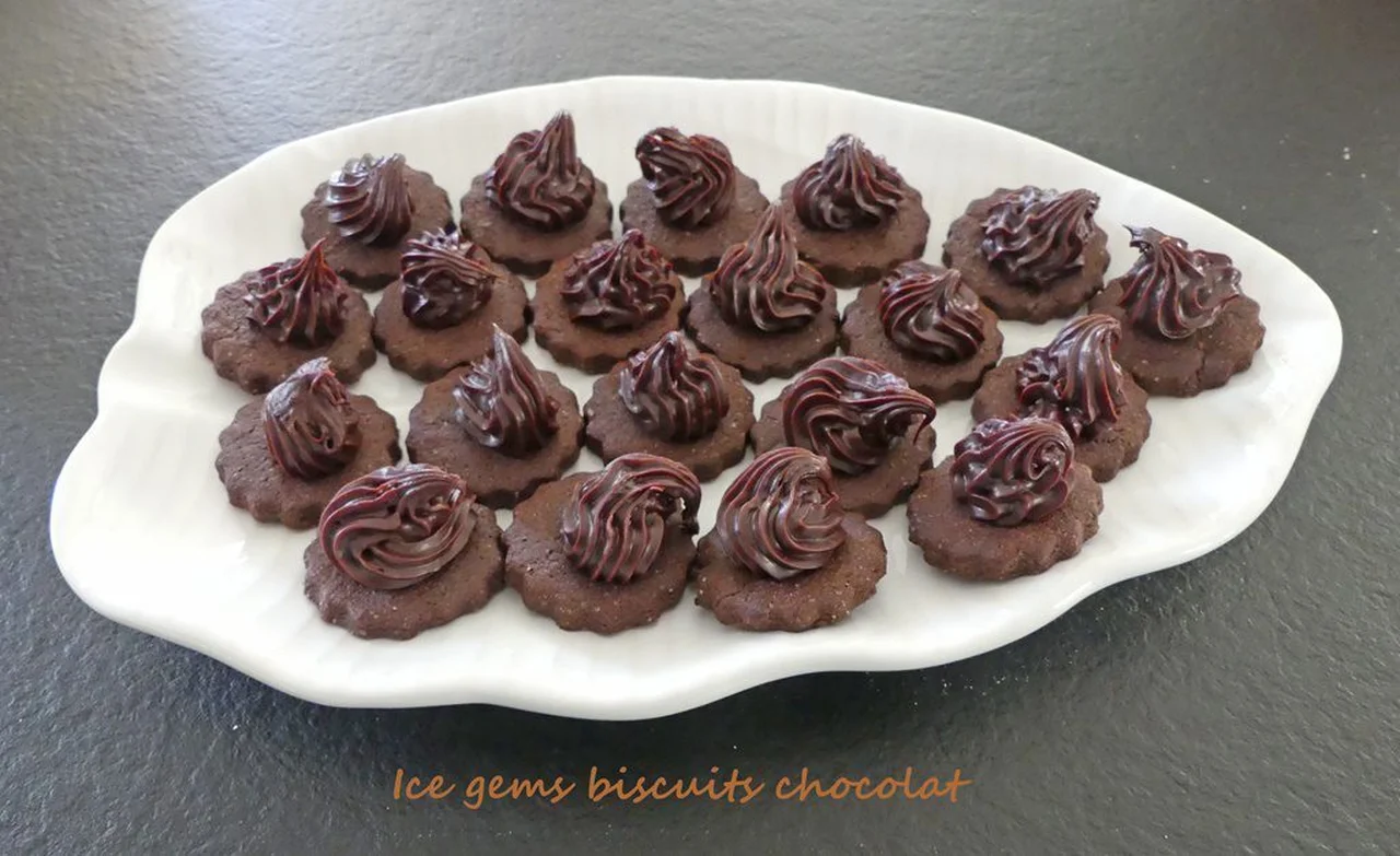 Iced gems au chocolat