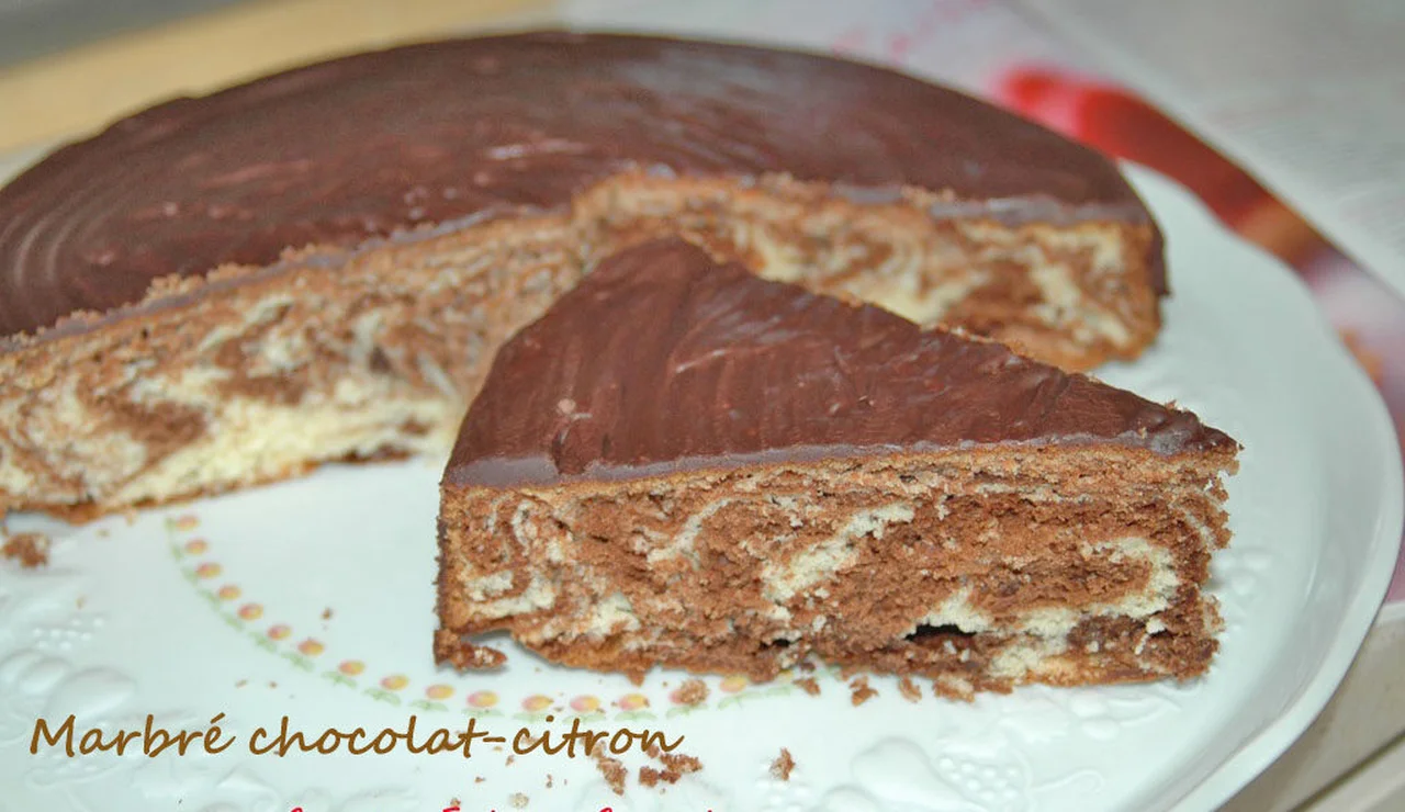 Marbré chocolat citron