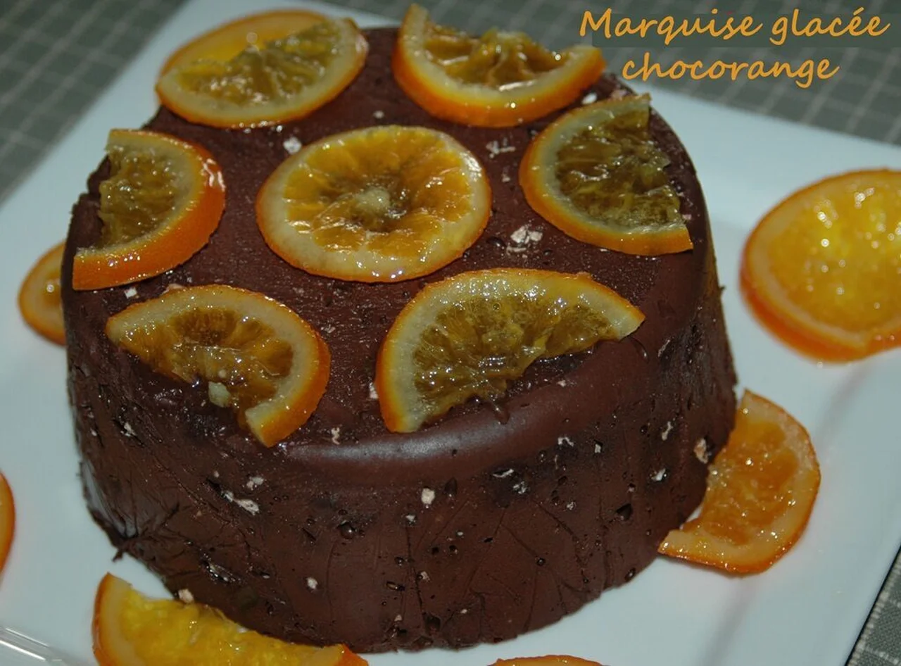 Marquise glacée chocorange