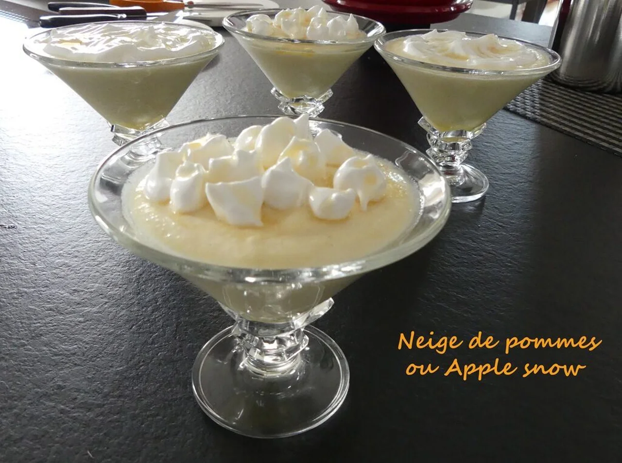 Neige de pommes ou Apple snow
