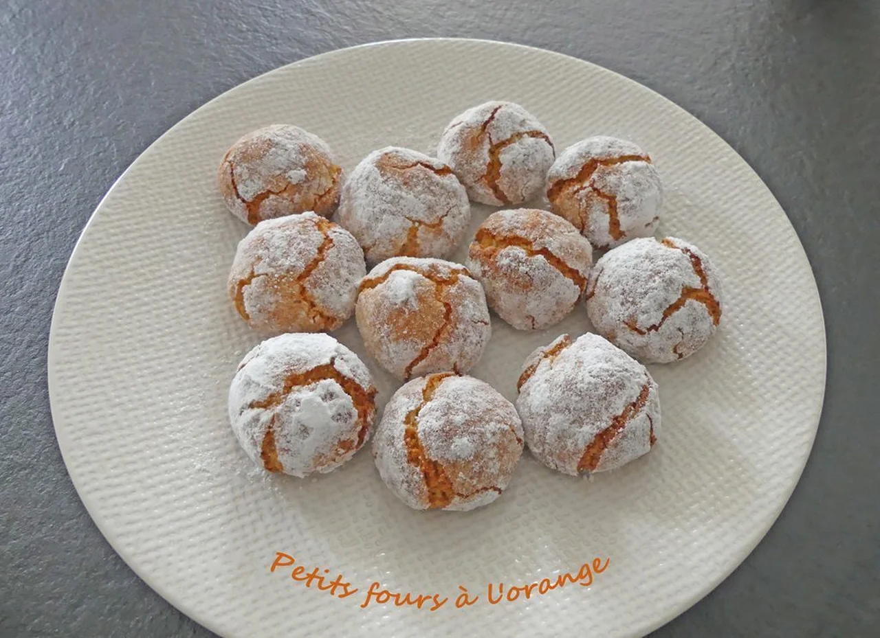 Petits fours à l'orange