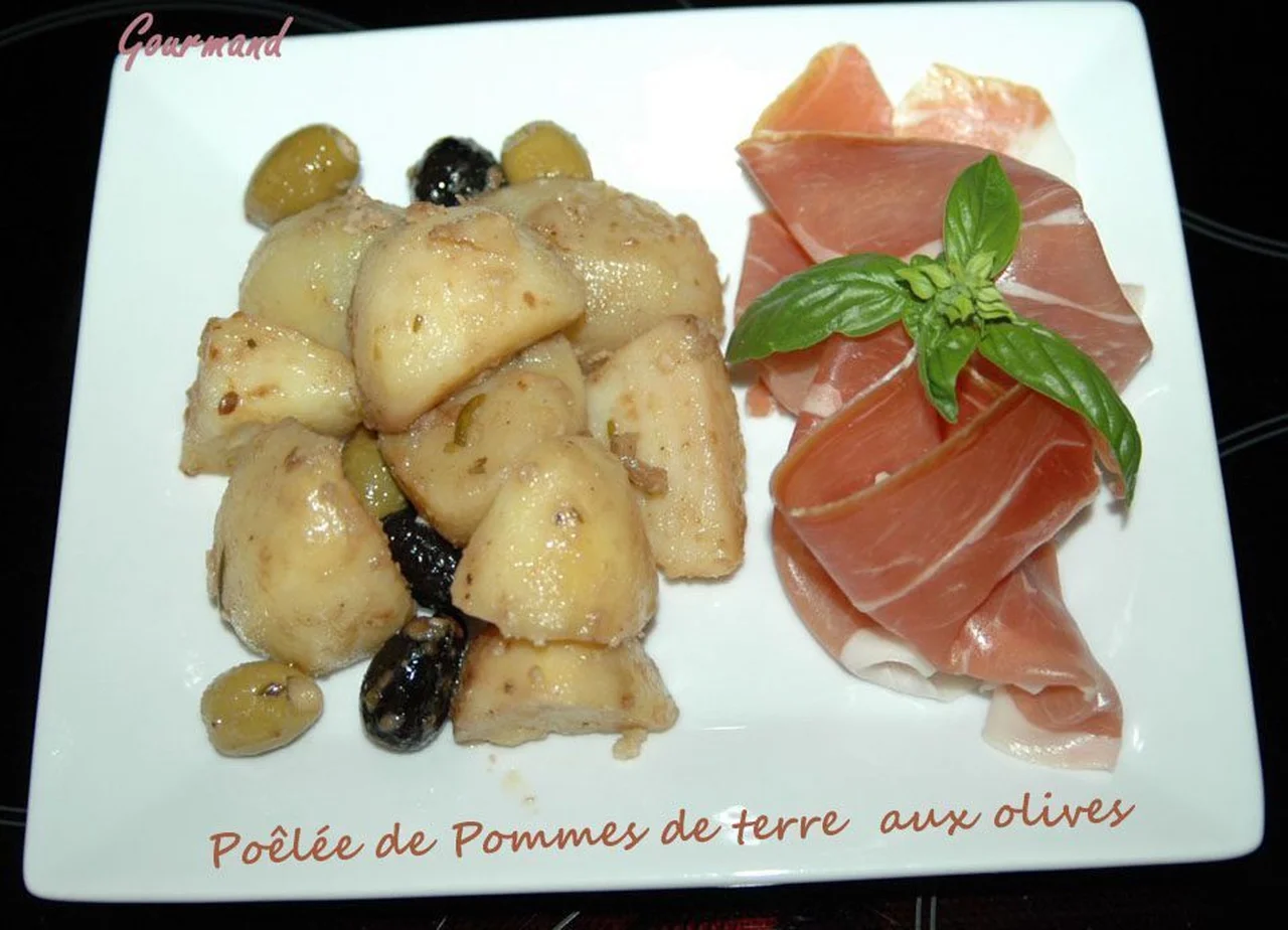 Poêlée de pommes de terre aux olives