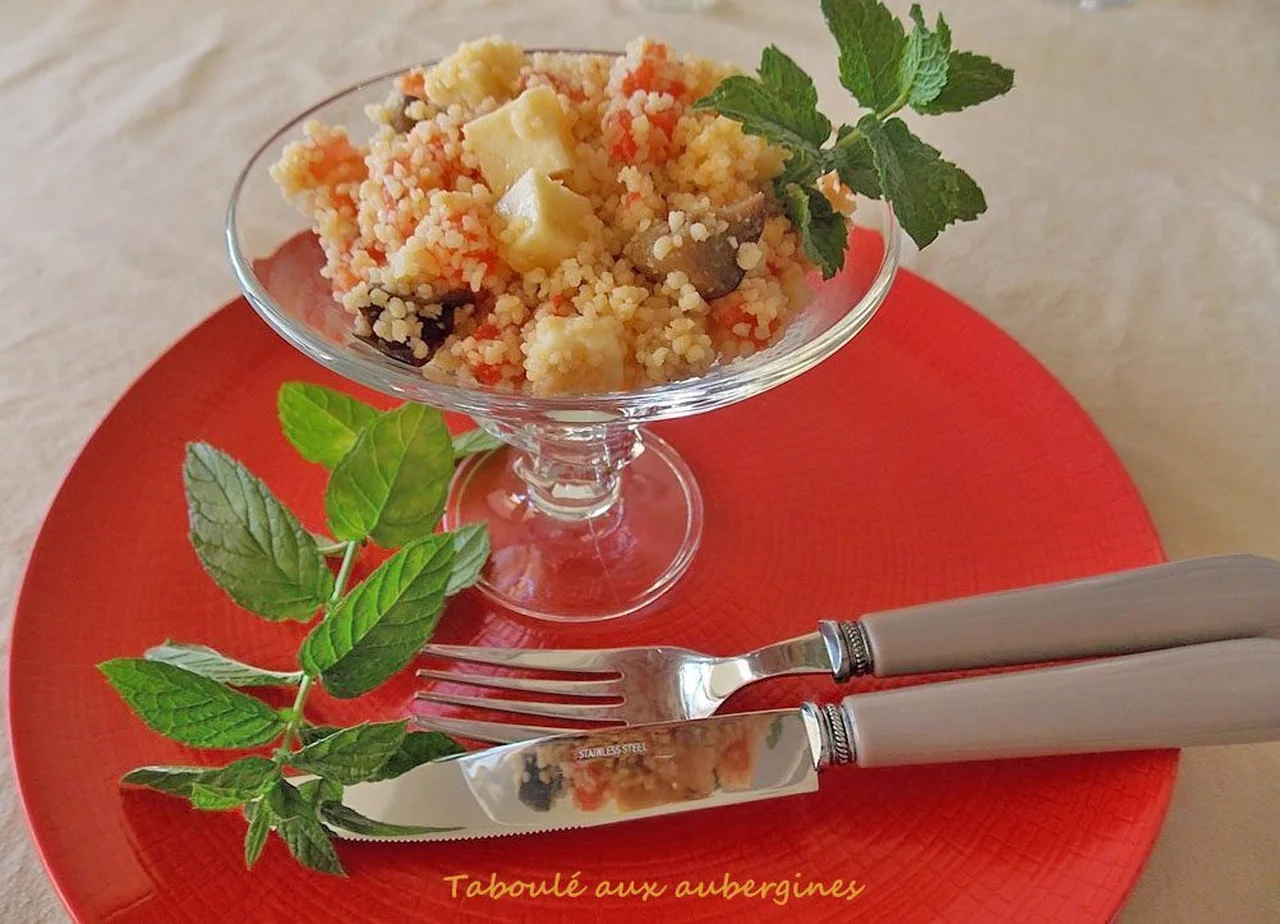 Taboulé aux aubergines