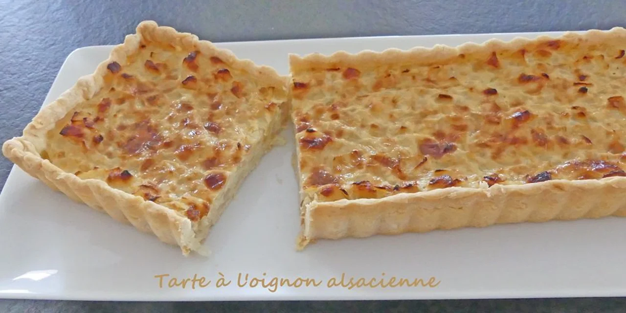 Tarte à l'oignon alsacienne