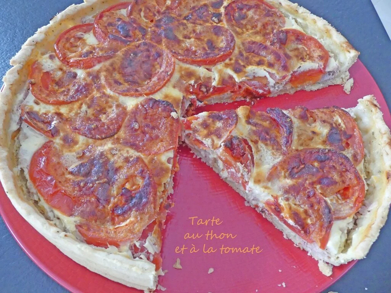 Tarte au thon et à la tomate