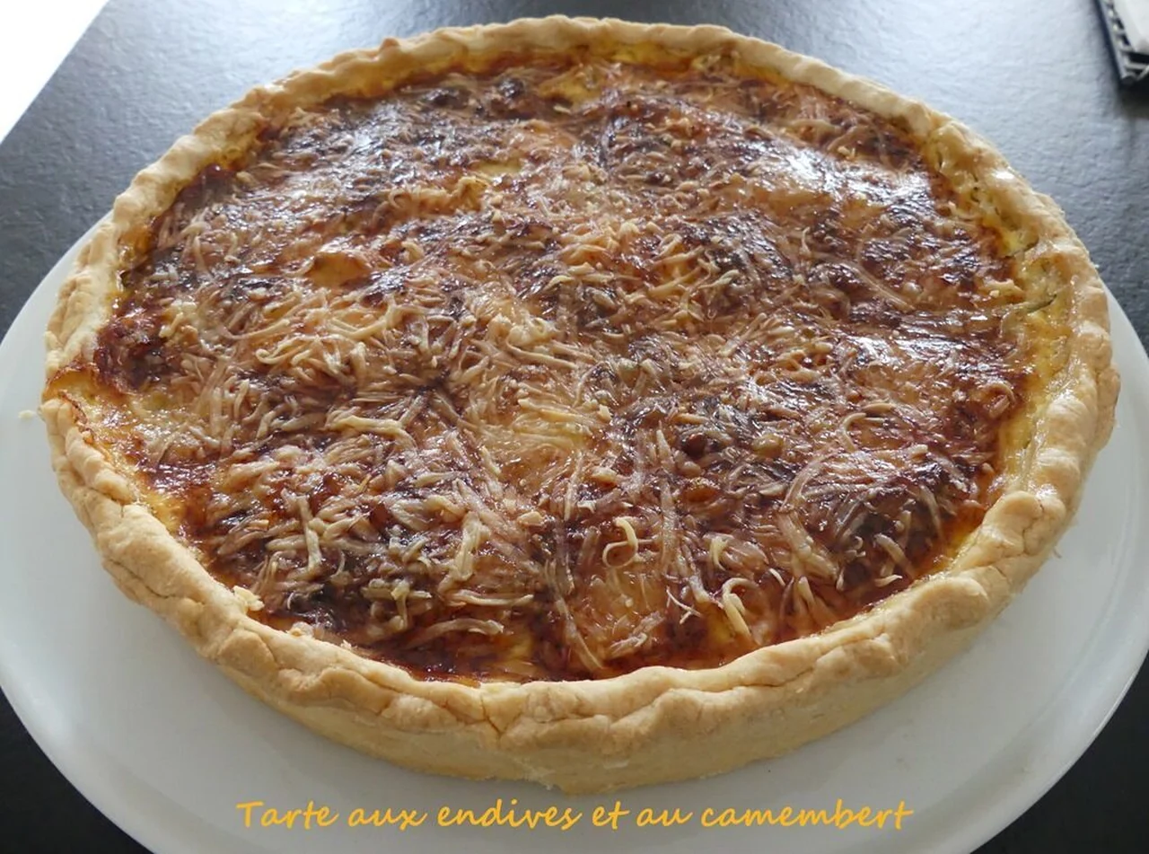 Tarte aux endives et au camembert