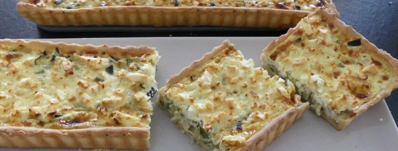 Tarte courgette et feta