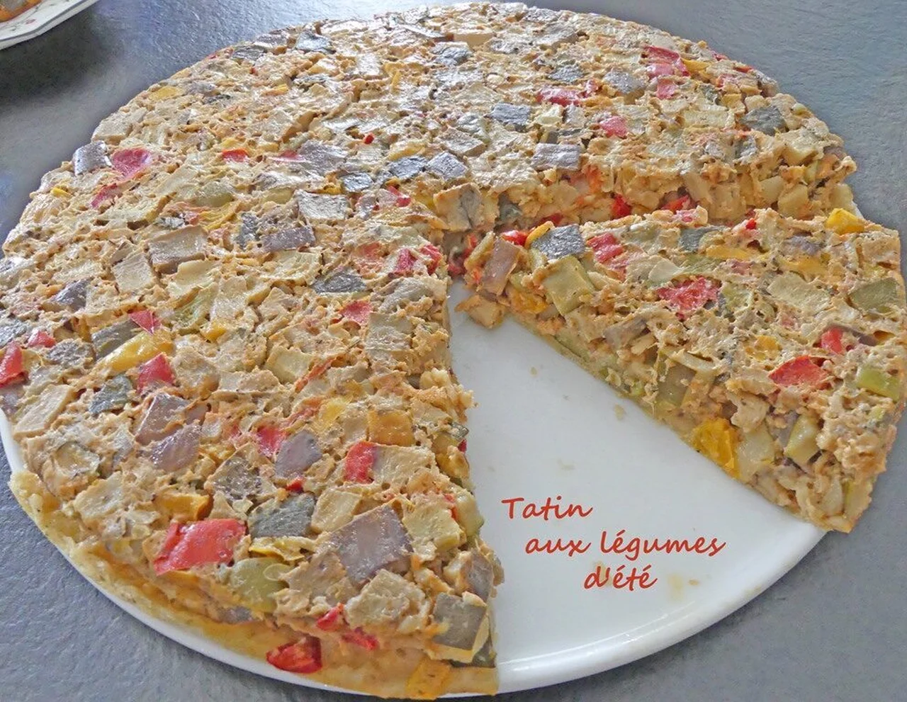 Tatin aux légumes d'été