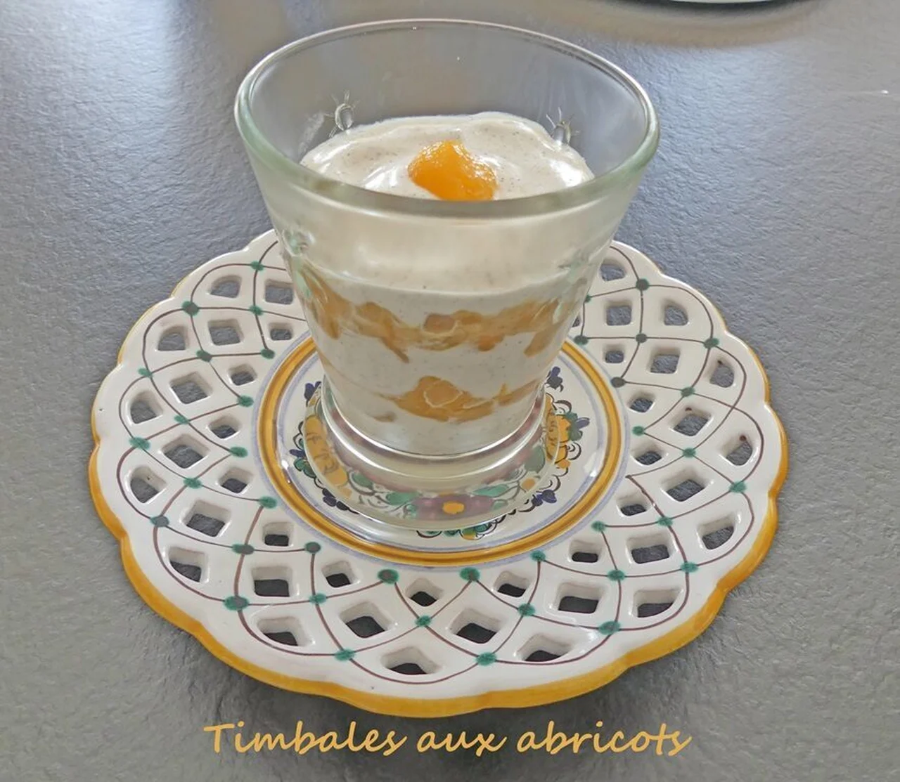 Timbales aux abricots