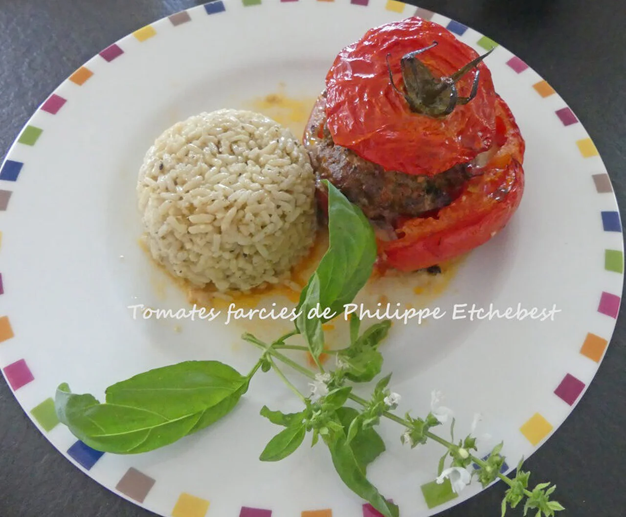 Tomates farcies de Philippe Etchebest